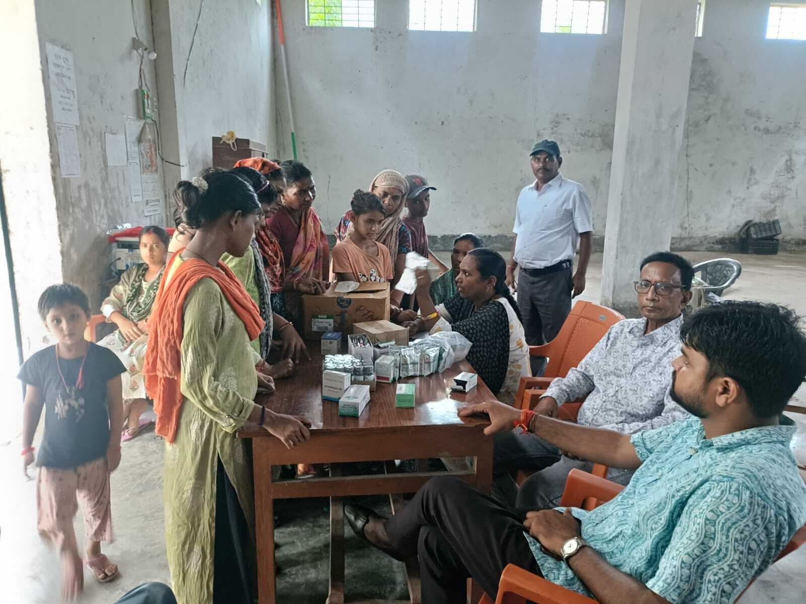 मुफ्त जांच, दवा व परामर्श से लोग हुए लाभान्वित