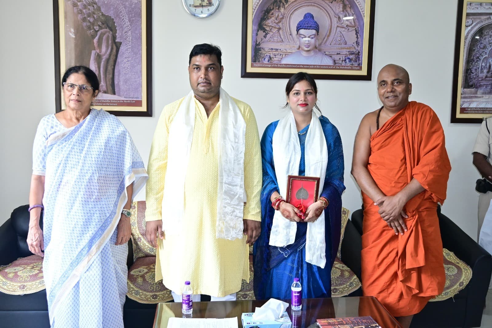 महाबोधि महाविहार मंदिर का एक दल जल्द पहुंचेगा भदरिया