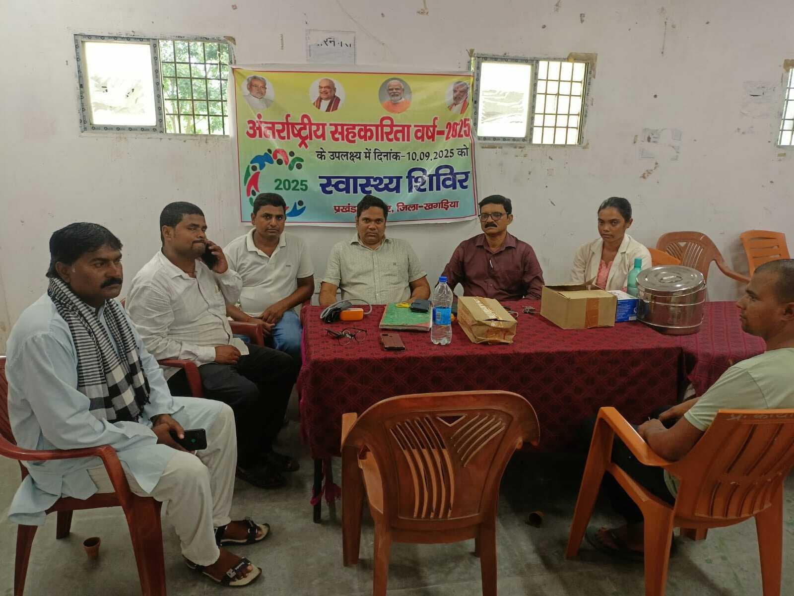 आईटी भवन के सभागार में स्वास्थ्य शिविर आयोजित