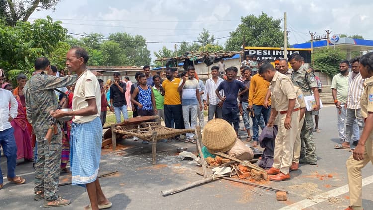 Giridih news: जमीन विवाद को लेकर दो पक्षों के बीच मचा बवाल