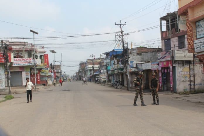 Motihari: बारा में फिर 10 घंटे का कर्फ्यू