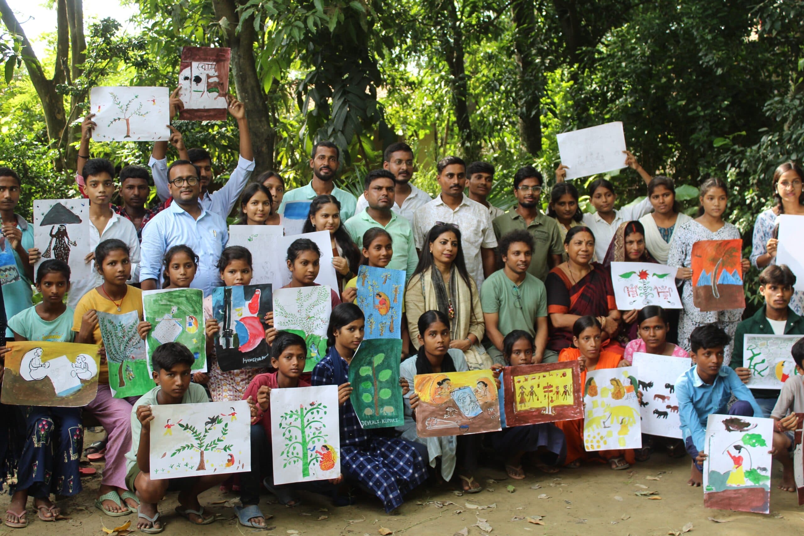 Sitamarhi : चित्रों में बज्जिका की संस्कृति उकेर रहीं कंचन प्रकाश