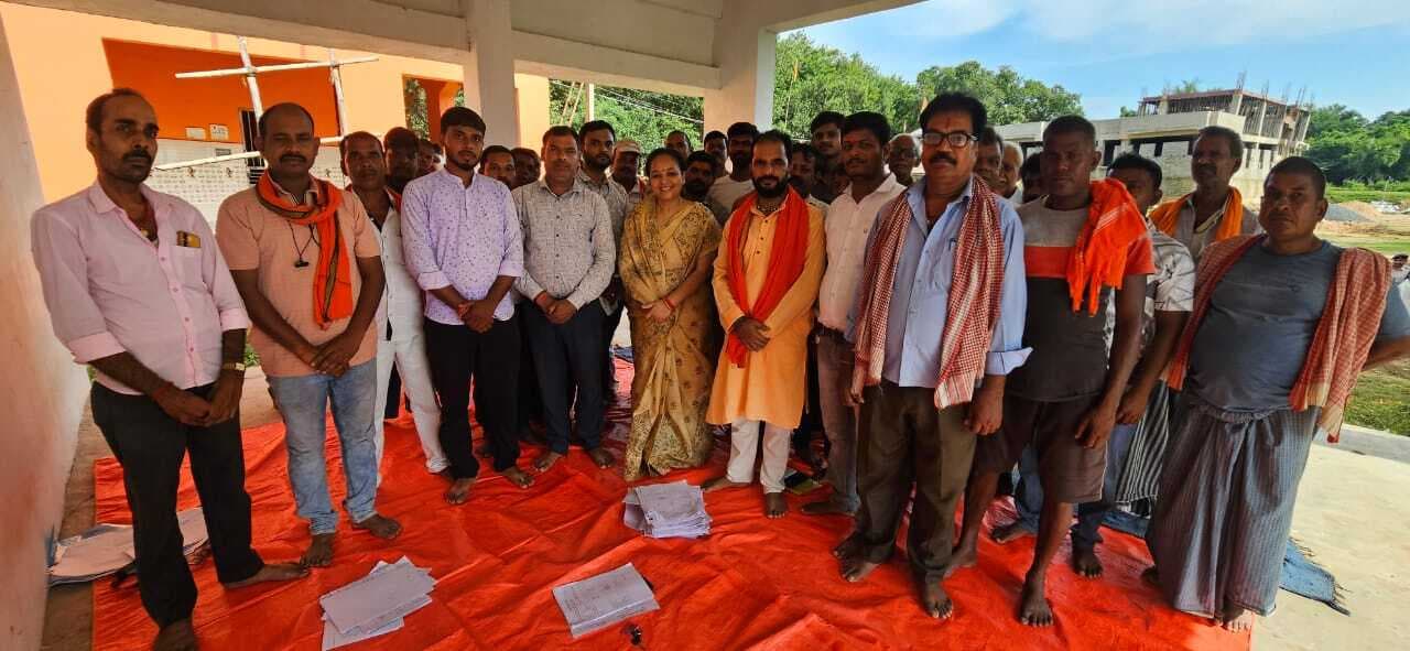 विधायक की मौजूदगी में बीजेपी बूथ कमेटी की हुई बैठक