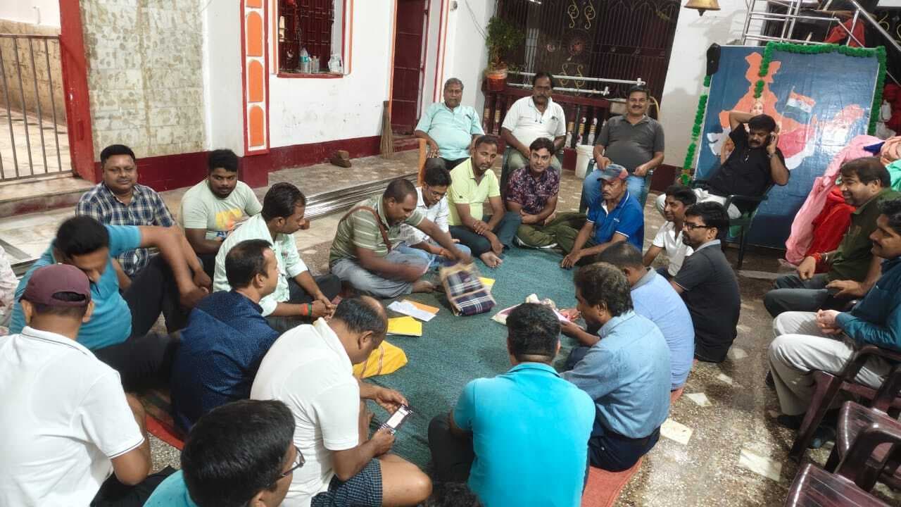 रेलवे न्यू कॉलोनी में बनेगा भव्य दुर्गा पूजा पंडाल