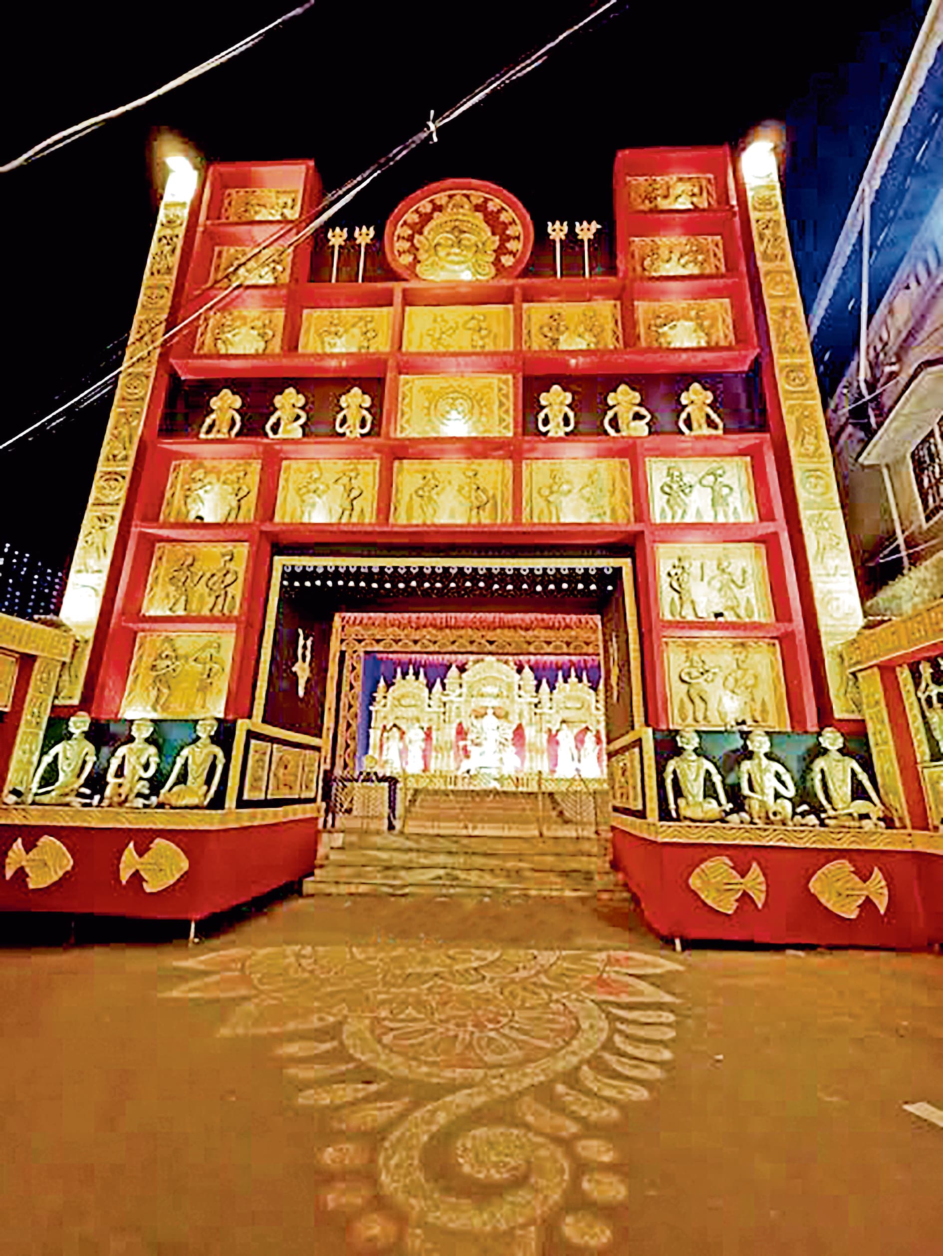 ‘स्वास्तिक’ थीम पर सजेगा कसबा पल्ली संघ का पूजा पंडाल