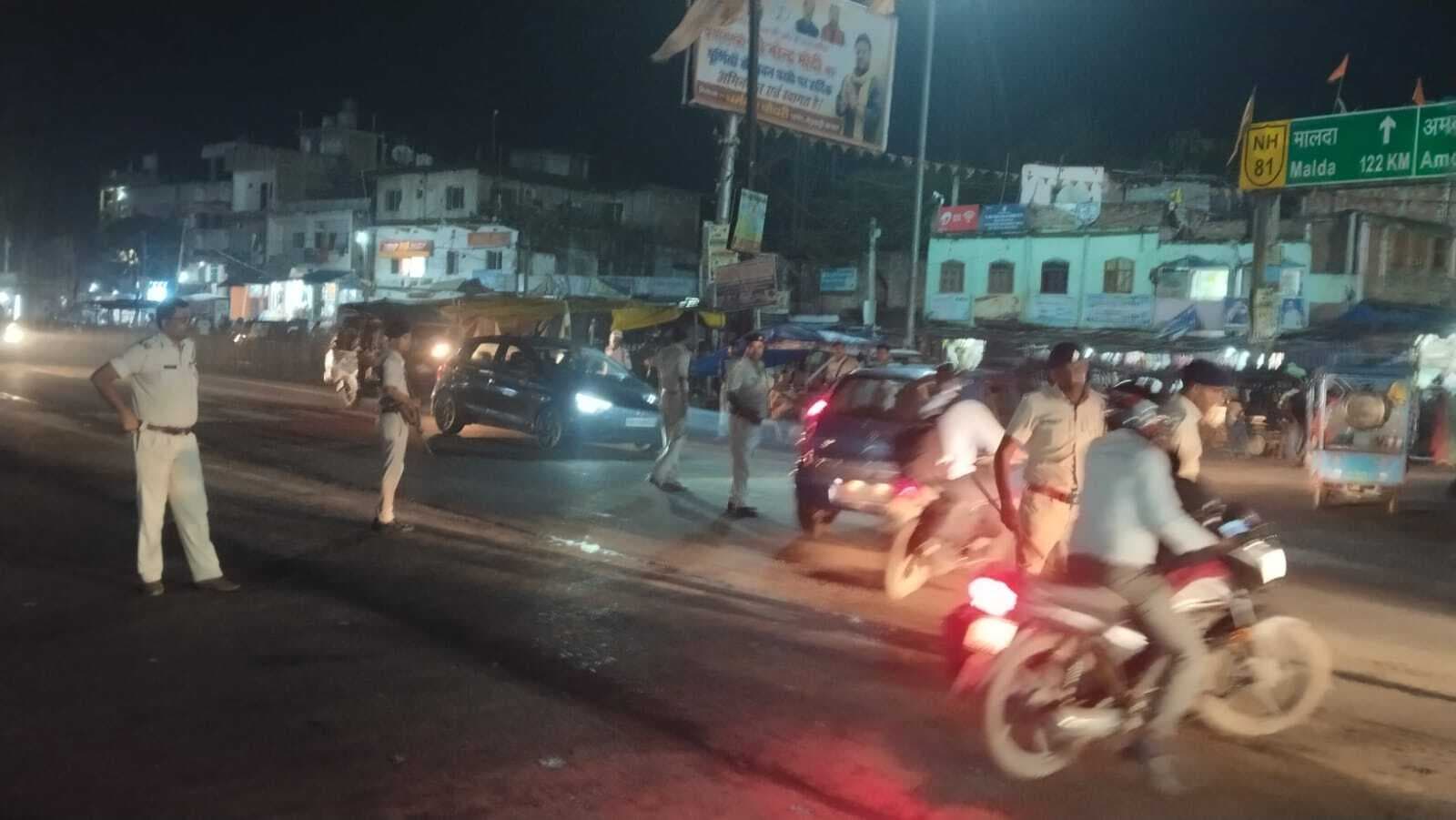 एनएच 31 पर वाहन चेकिंग अभियान चलाया गया