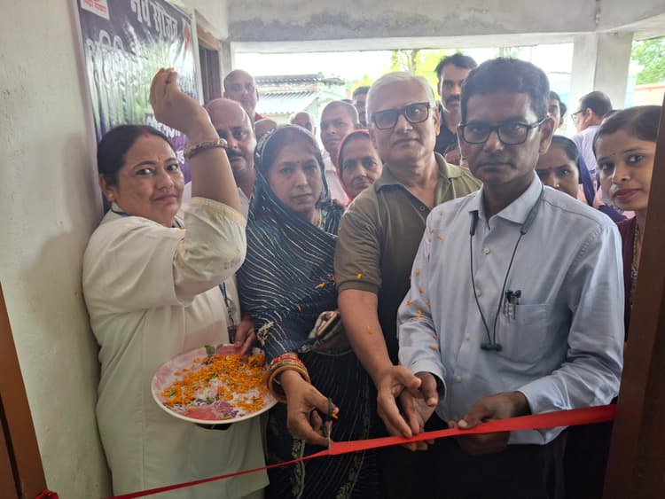 Samastipur News:लड़ुआ में हुआ नवसृजित अतिरिक्त स्वास्थ्य केन्द्र का उद्घाटन