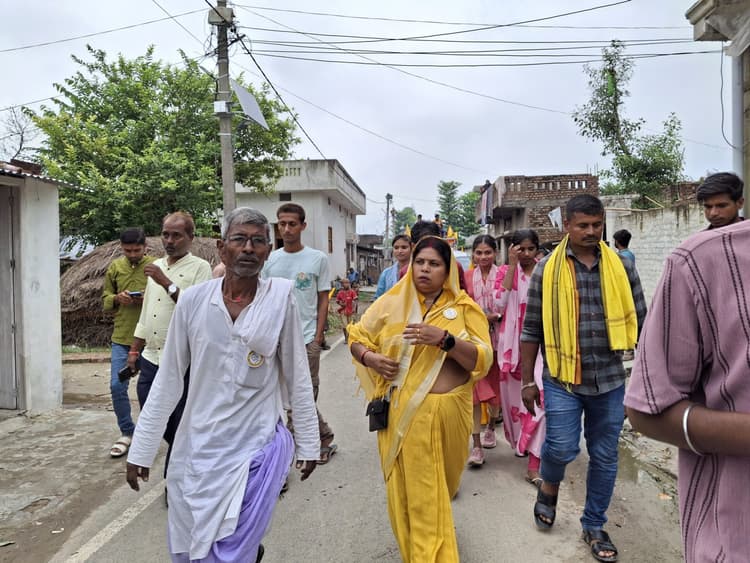 Samastipur News:बदलाव यात्रा कर बताया हसनपुर के विकास का विजन
