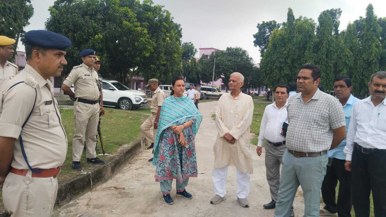 सीएम नीतीश कुमार के संभावित दौरे को लेकर पनसलवा में तैयारियां तेज