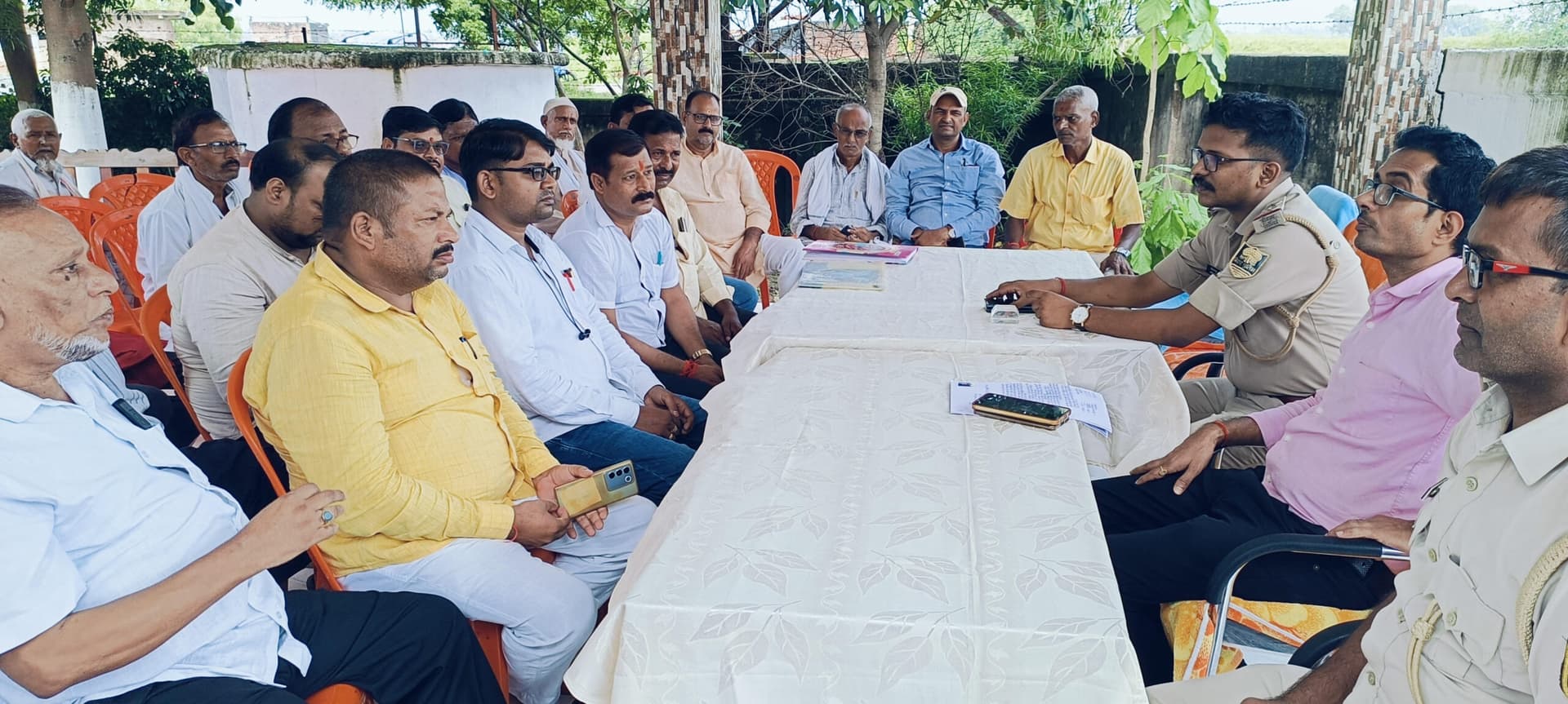 विधि व्यवस्था भंग करने वालों पर होगी सख्त कार्रवाई : थानाध्यक्ष