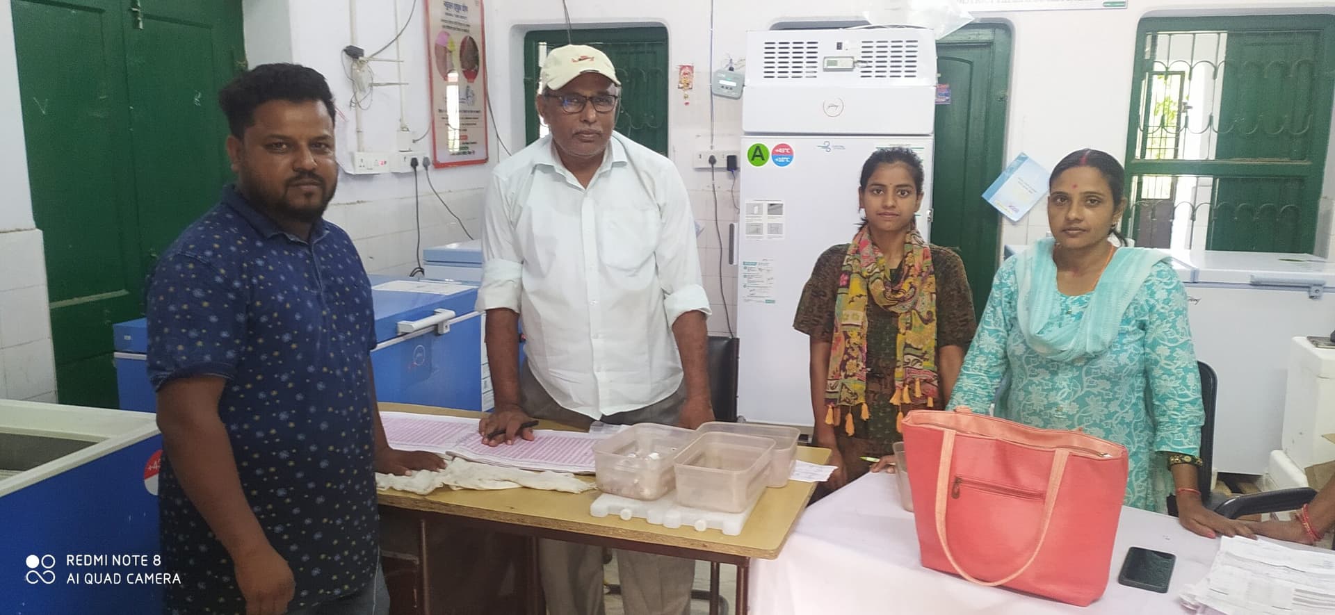 पुरानी पीएचसी में बनाया गया कोल्ड चेन रूम