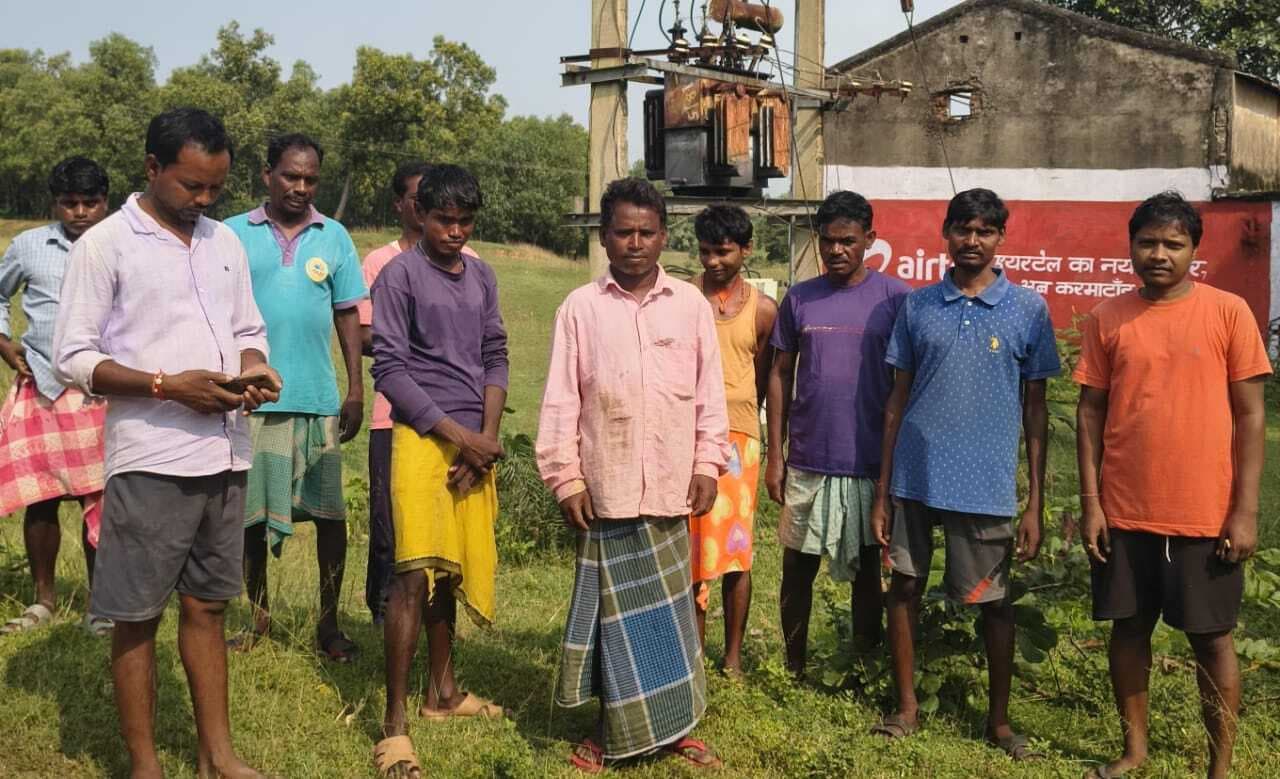 वज्रपात गिरने से खराब हुआ ट्रांसफाॅर्मर, परेशानी