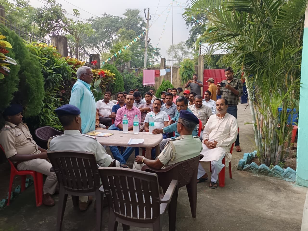 पूजा पंडालों में डीजे पर रहेगा पूर्ण प्रतिबंध : थाना प्रभारी