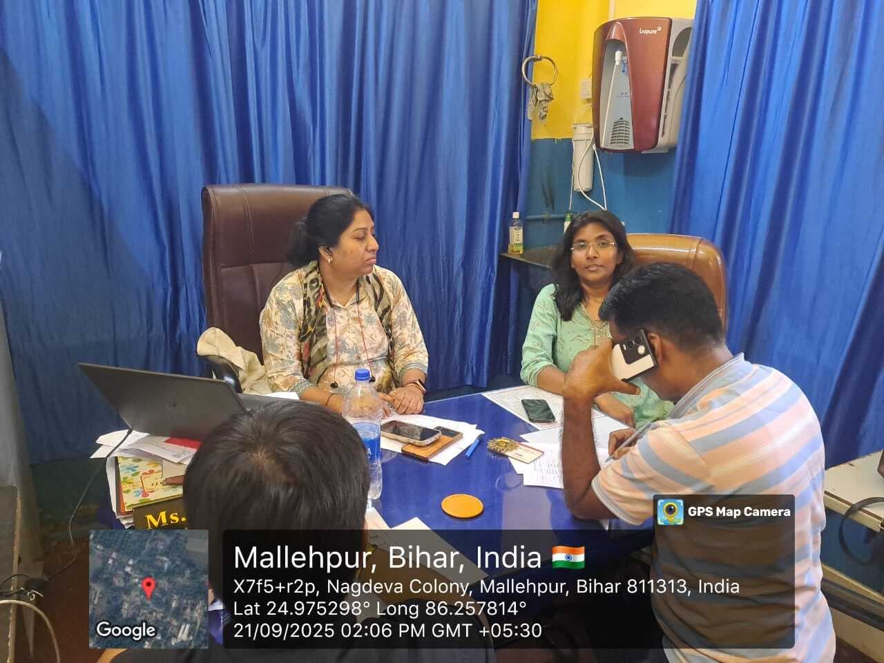 टीम ने स्वस्थ नारी सशक्त परिवार अभियान का लिया जायजा, दिए निर्देश