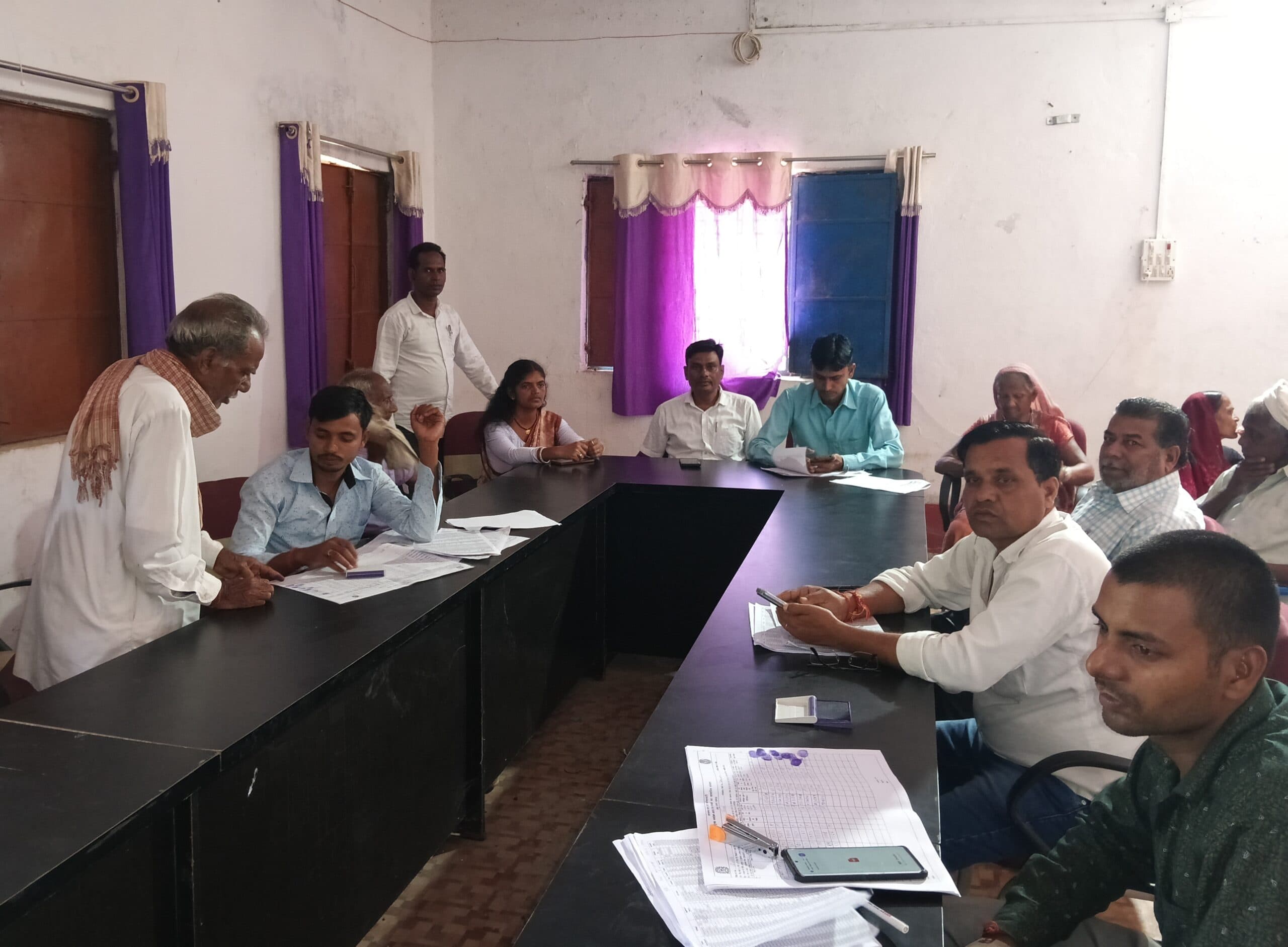 Giridih News :जामजोरी पंचायत सचिवालय में हुआ पेंशन ऑडिट