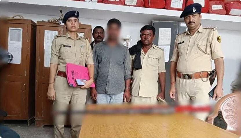 Samastipur News:हरपुर भिंडी से राइफल के साथ गिरफ्तार