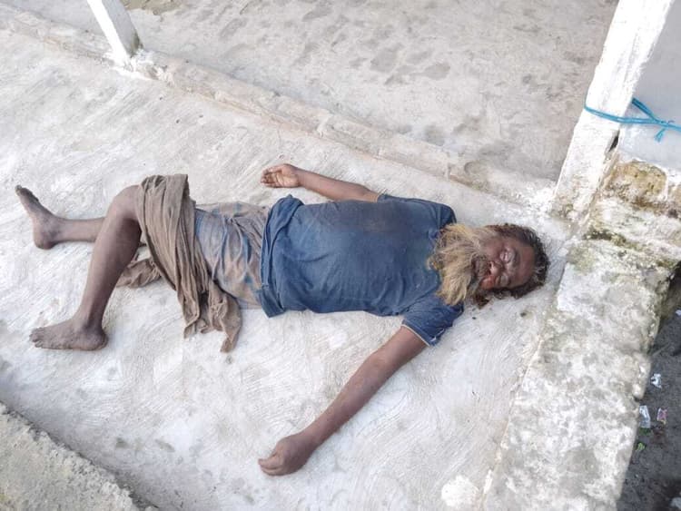 मानसिक रूप से विकलांग का लावारिश हालत में शव बरामद