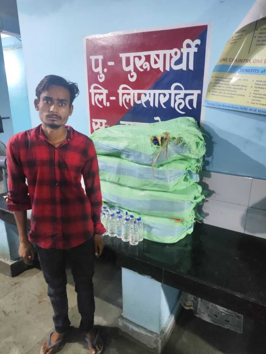 108 लीटर नेपाली शराब के साथ तस्कर गिरफ्तार