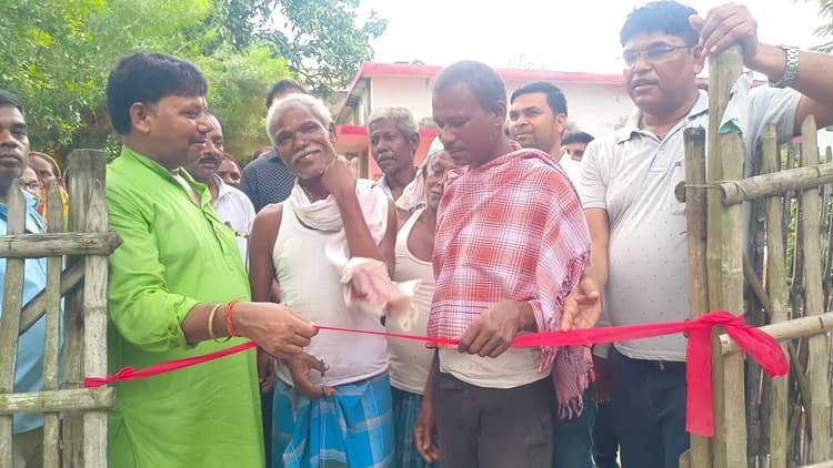 कालसर पंचायत भवन में आदि सेवा केंद्र का शुभारंभ