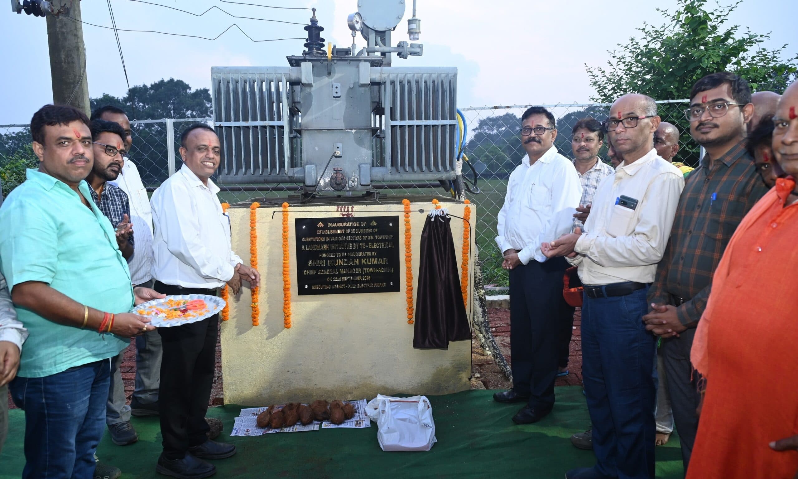 Bokaro News : बीएसएल टाउनशिप के सेक्टर-02 बी व सी में सबस्टेशन का उद्घाटन