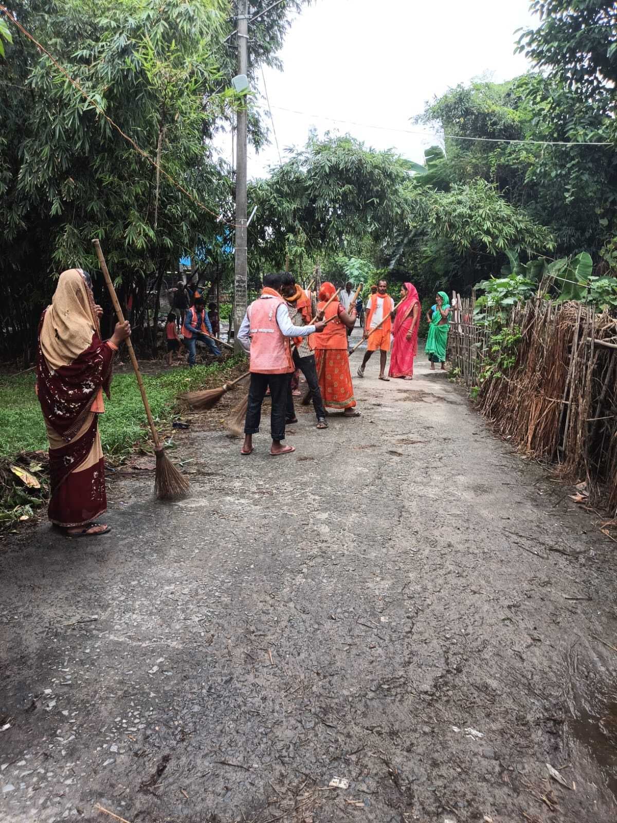 नवरात्रा को लेकर चलाया गया स्वच्छता अभियान