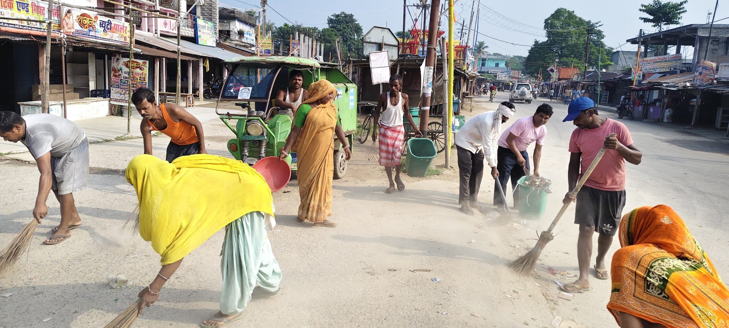 स्वच्छता ही सेवा कार्यक्रम के तहत चलाया गया सफाई अभियान
