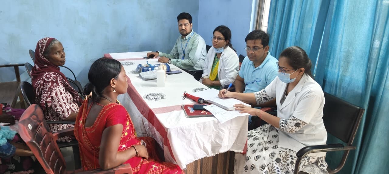 कैंसर से बचाव को लेकर लगाया गया स्वास्थ्य शिविर