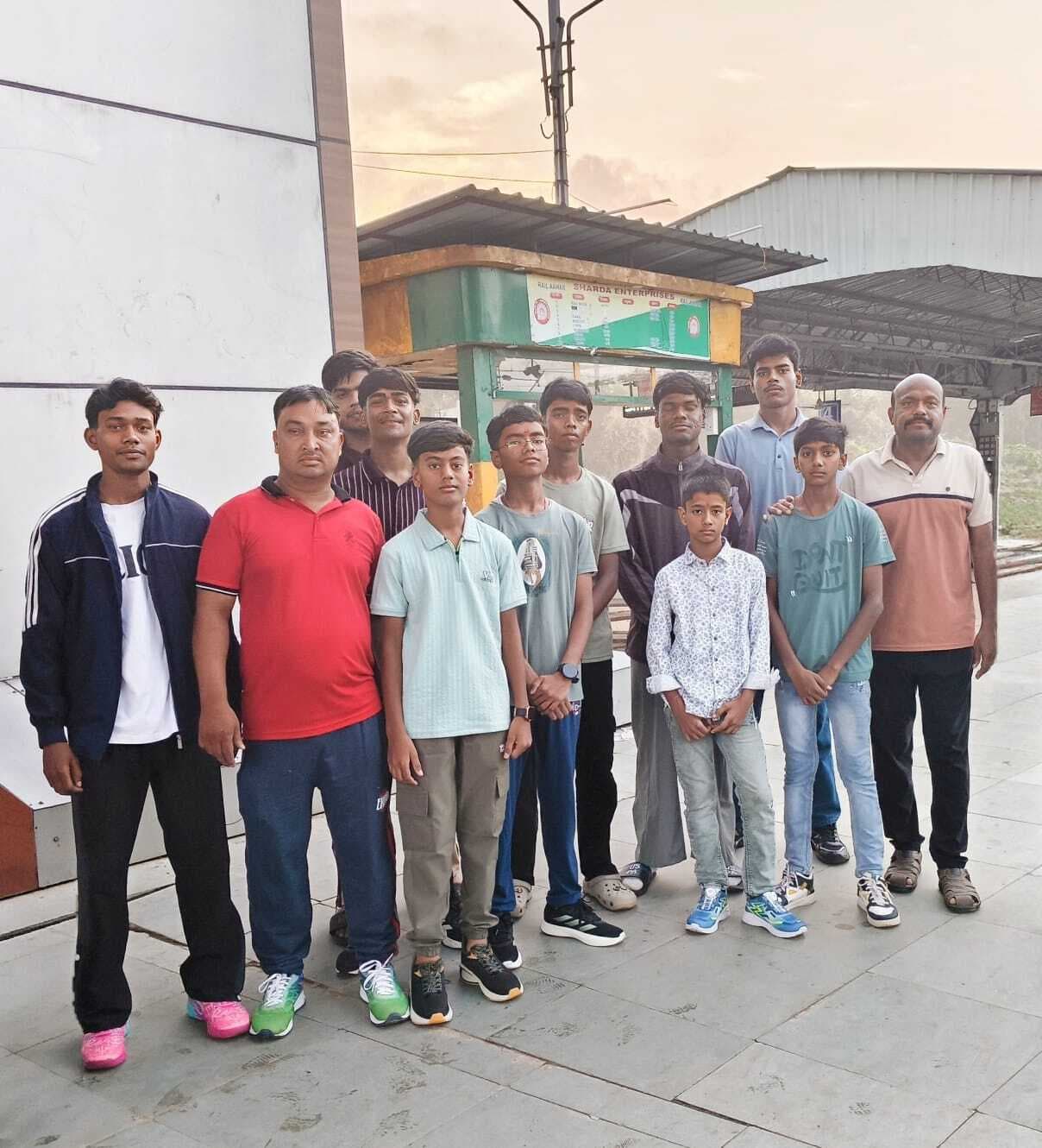 मधुस्थली विधापीठ के ताइक्वांडो खिलाड़ी त्रिपुरा के लिए रवाना