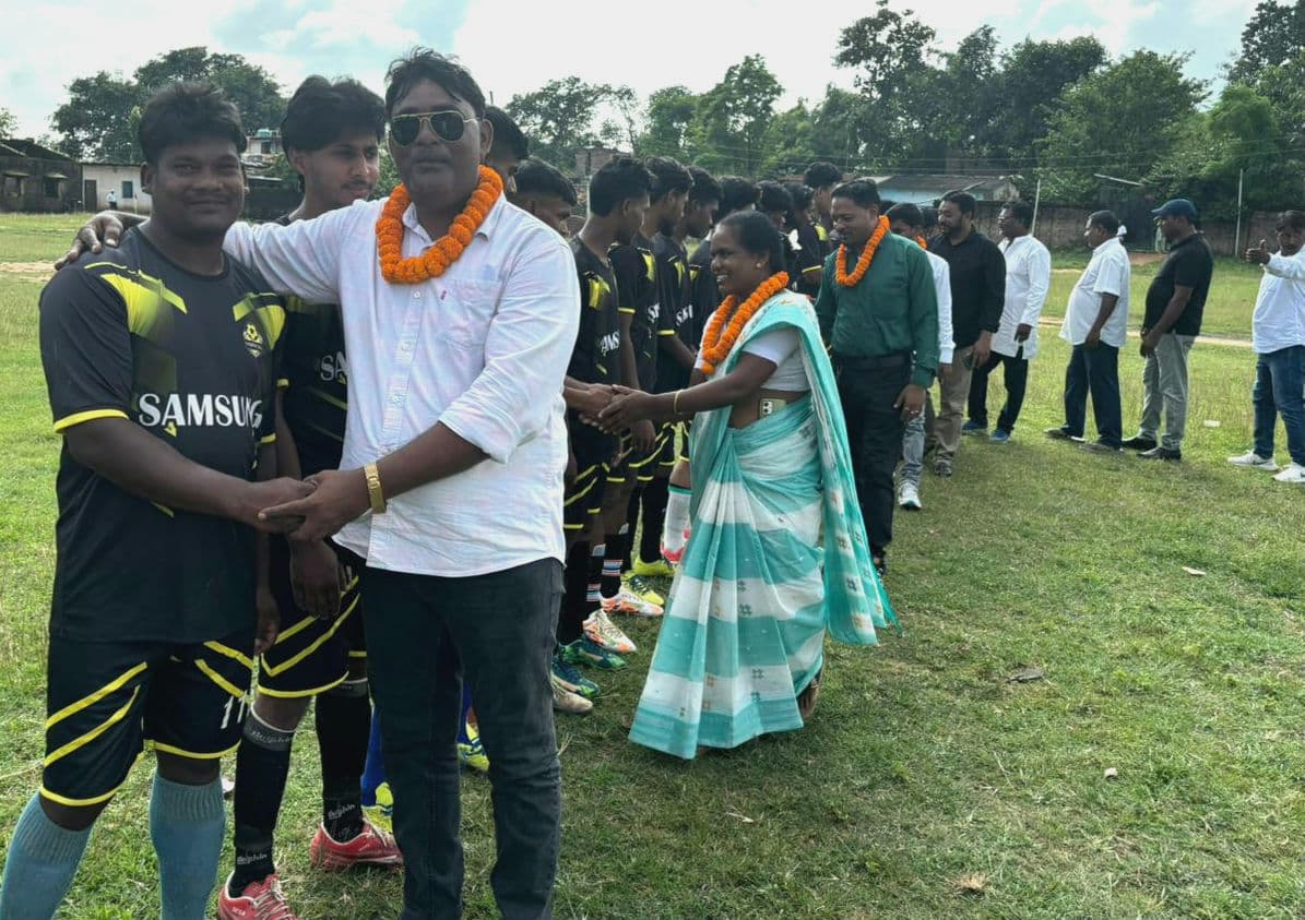 टाईब्रेकर में बुढ़ाखुखरा की टीम दो गोल से विजयी