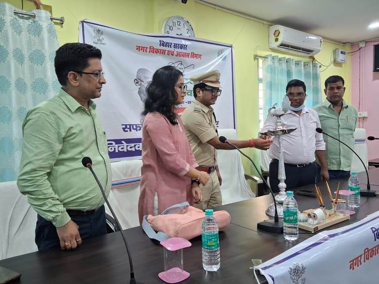 शिविर में सैकड़ों सफाई मित्र के स्वास्थ्य की हुई जांच