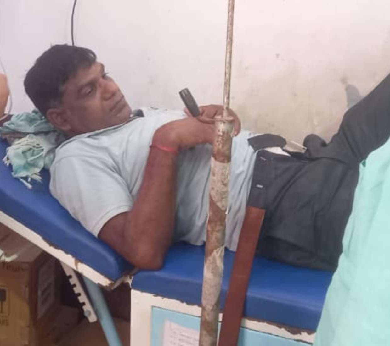 भारत रसोई गैस एजेंसी मालिक के साथ मारपीट