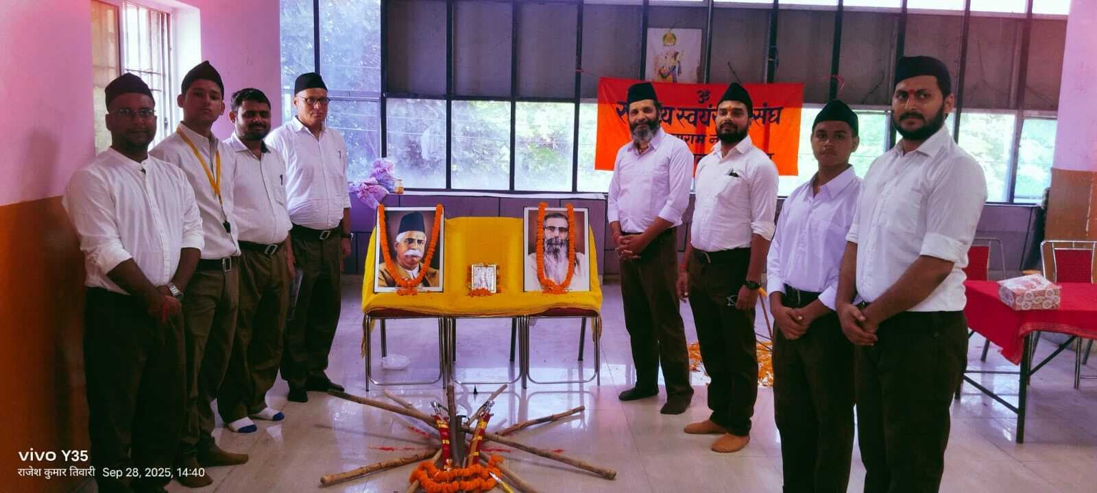 राष्ट्रीय स्वयंसेवक संघ ने मनाया विजयादशमी उत्सव