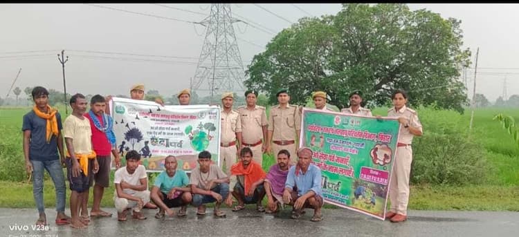 एक पेड़ मां के नाम अभियान के तहत 1000 पौधों का रोपण