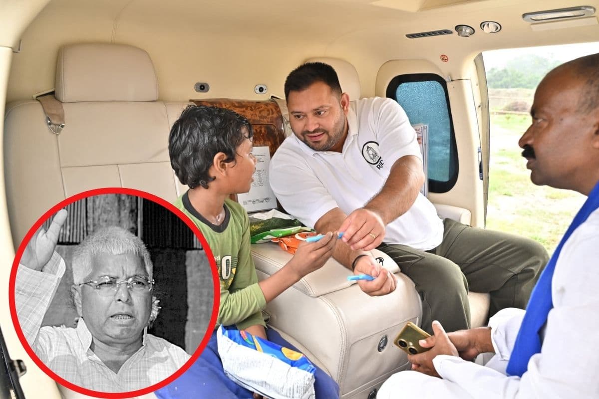 lalu yadav story| Lalu Yadav also used to land helicopters in Dalit settlements, a style mirrored by Tejashwi. lalu yadav story| Lalu Yadav also used to land helicopters in Dalit settlements, a style mirrored by Tejashwi.