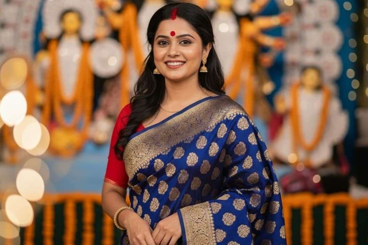saree look