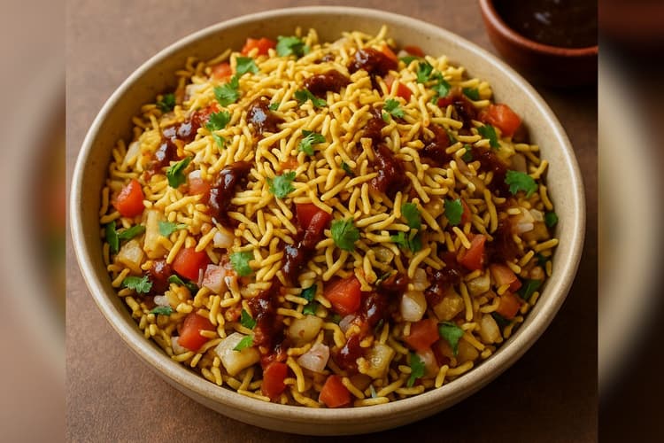 Sev Chaat Recipe: शाम की भूख का परफेक्ट इलाज, बिना गैस जलाए बनाएं सेव चाट