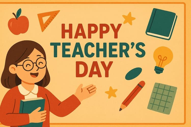 Teacher's Day 2025 Wishes in Hindi: शिक्षक दिवस पर अपने टीचर्स को दें प्यार और सम्मान भरी शुभकामनाएं