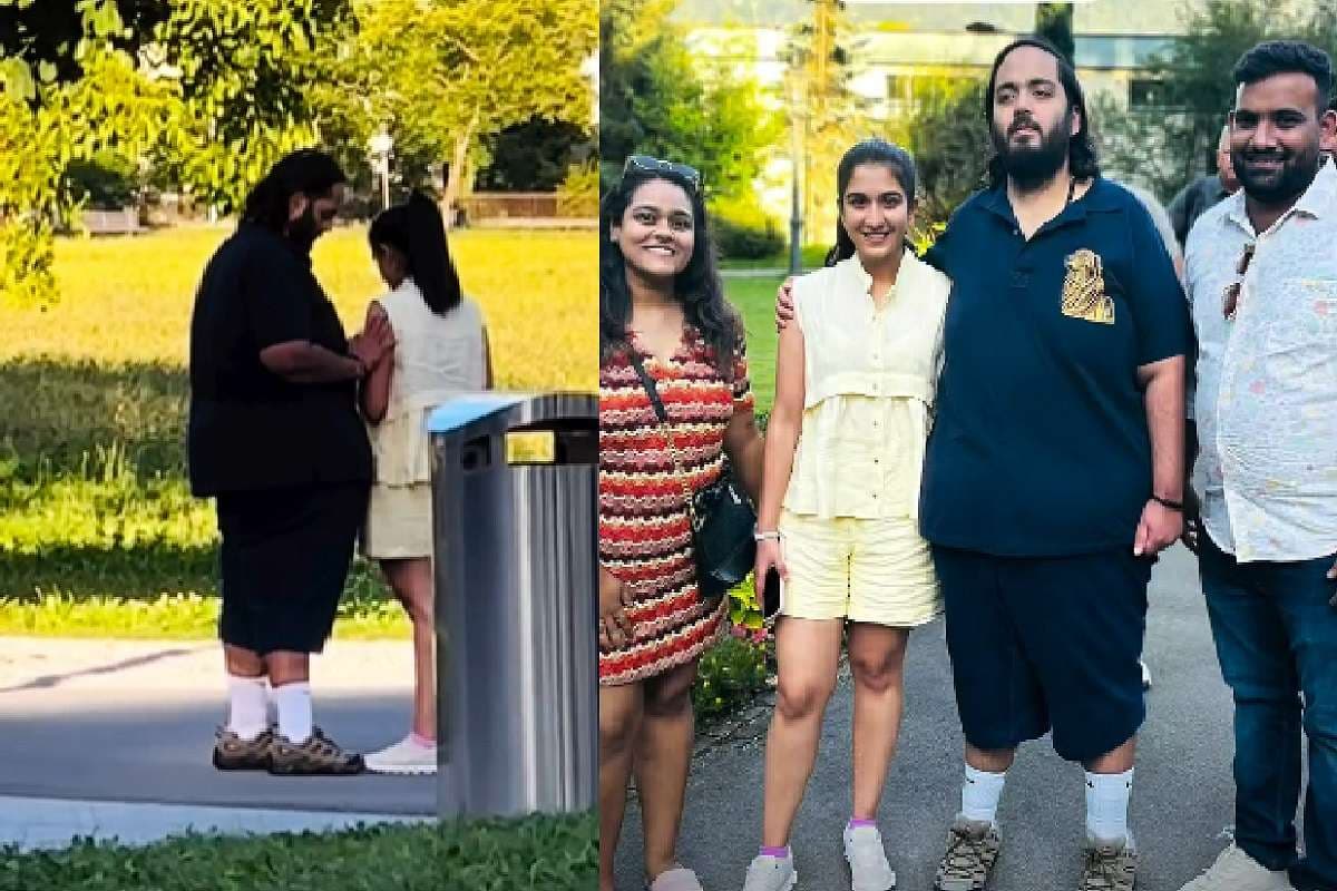 अनंत अंबानी और राधिका मर्चेंट से स्विट्जरलैंड में अचानक मिली कॉन्टेंट क्रिएटर, सोशल मीडिया धमाल मचा रहा Viral Video