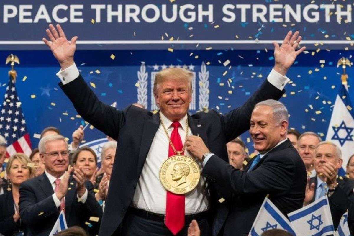 Benjamin Netanyahu Donald Trump Nobel Peace Prize