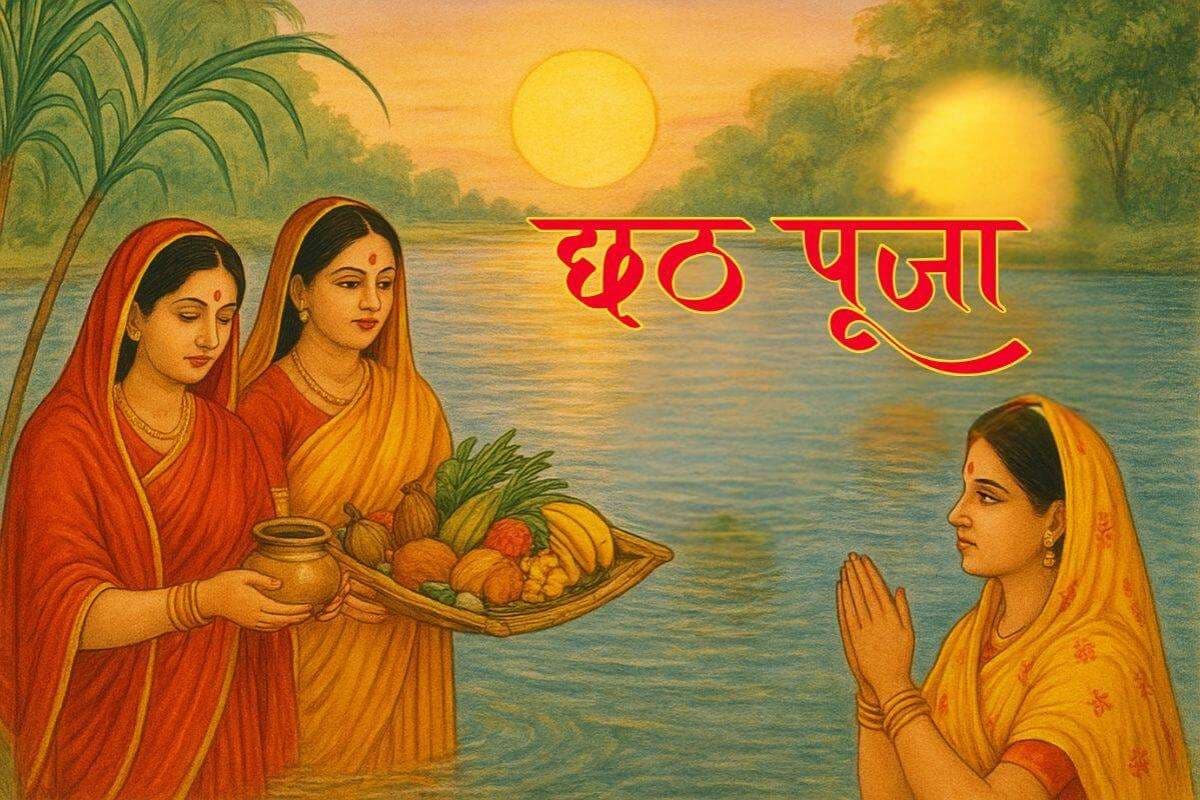 छठ पूजा के प्रथम अर्घ्य पर ढेरों शुभकामनाएं!