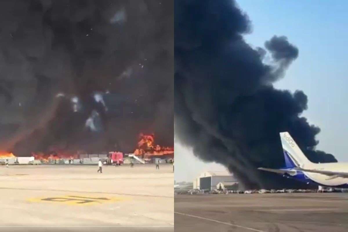 Dhaka Hazrat Shahjalal International Airport Fire many flights diverted indigo flight lands in kolkata