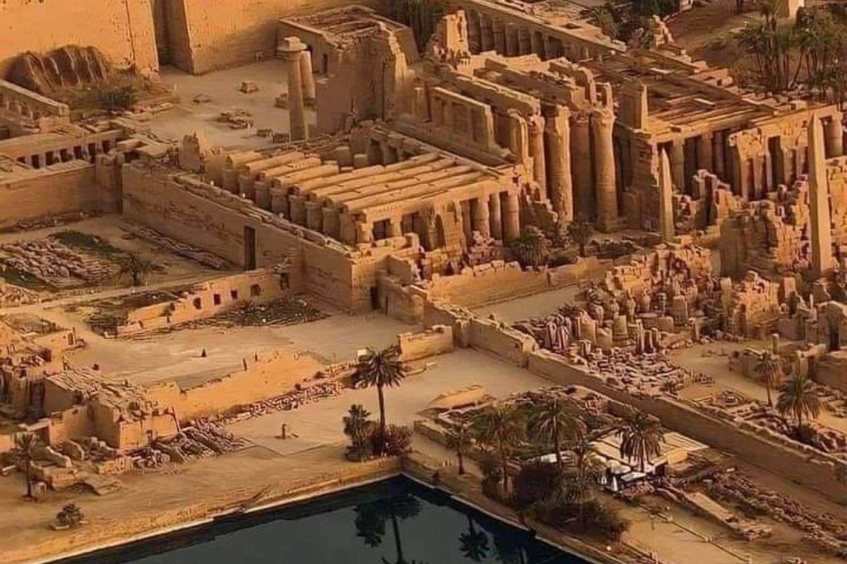 Egypt Karnak Temple Mystery/ Ai Generated Ai Image