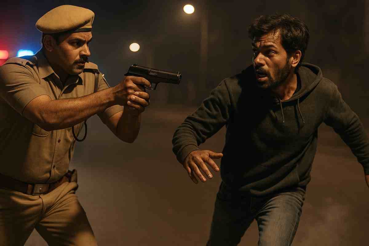 Watch Video : पुलिस ने पैर में मारी गोली, लंगड़ाता नजर आया अपराधी, देखें वीडियो