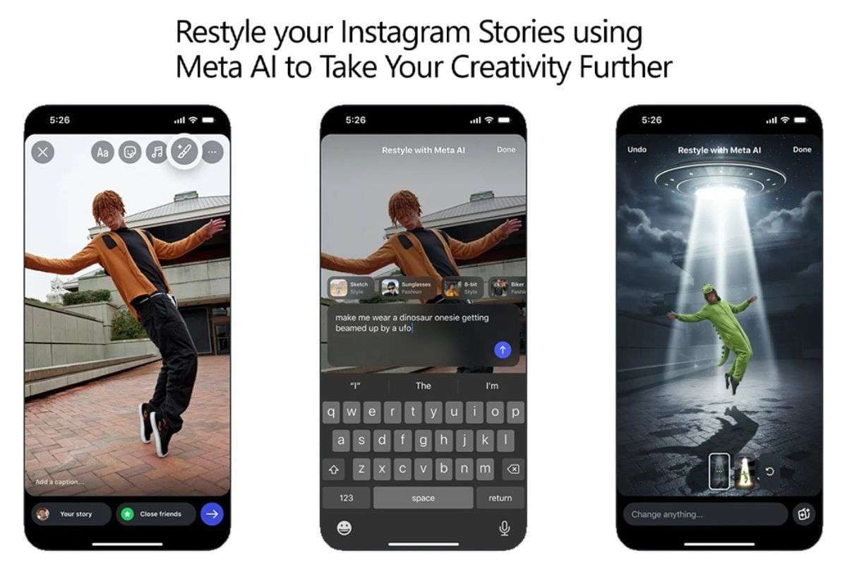 Instagram Restyle feature Instagram Restyle feature