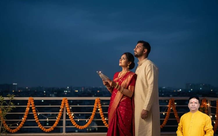 Karwa Chauth 2025: करवा चौथ पर चांद न दिखे तो व्रत कैसे खोलें, आसान उपाय और मार्गदर्शन