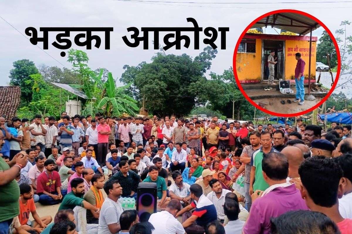 सिमडेगा के मां बाघ चंडी मंदिर में तोड़फोड़ से ग्रामीणों में आक्रोश, पुलिस को दिया 7 दिन का अल्टीमेटम