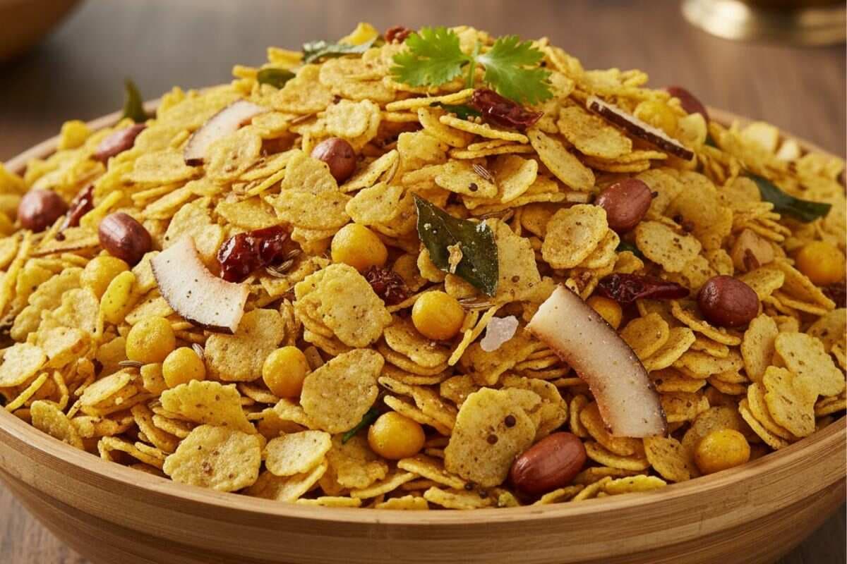 Poha Chivda Recipe For Diwali Poha Chivda Recipe For Diwali
