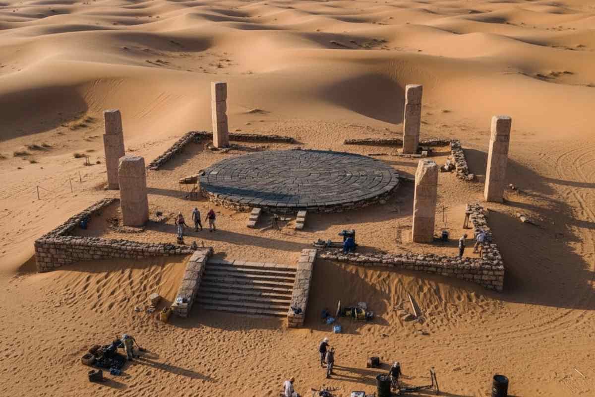 Saudi Arabia Discovered 12000 Year Old Rock Art In Al Nafud Desert/ Ai Generated Image Saudi Arabia Discovered 12000 Year Old Rock Art In Al Nafud Desert/ Ai Generated Image