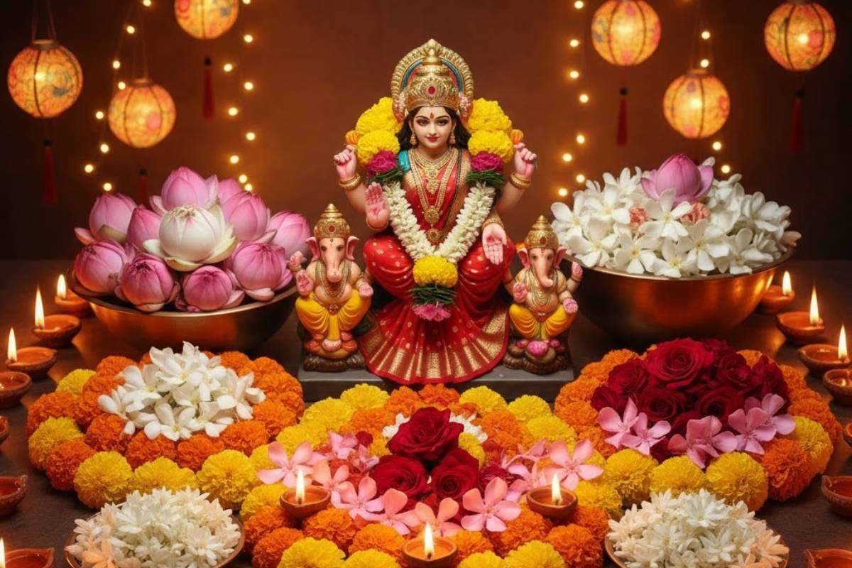 Significance of Flowers in Diwali Puja