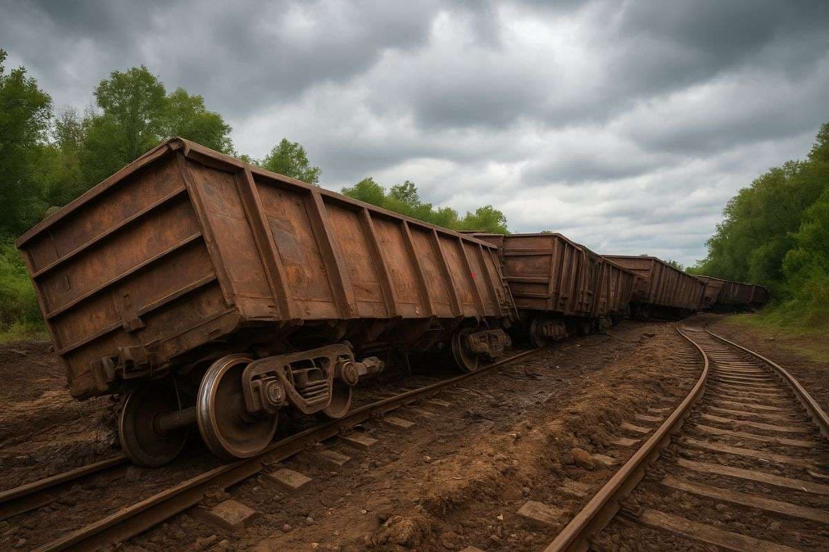 सिमडेगा में बड़ा रेल हादसा: मालगाड़ी के 10 डिब्बे पटरी से उतरे, कई ट्रेनें प्रभावित